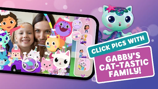 Gameplay screenshot 1 from Gabbys Dollhouse: Games & Cats - Educational game