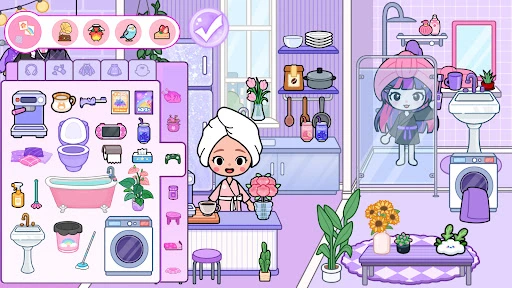 Gameplay screenshot 1 from Mia World - Makeover Life - Educational game